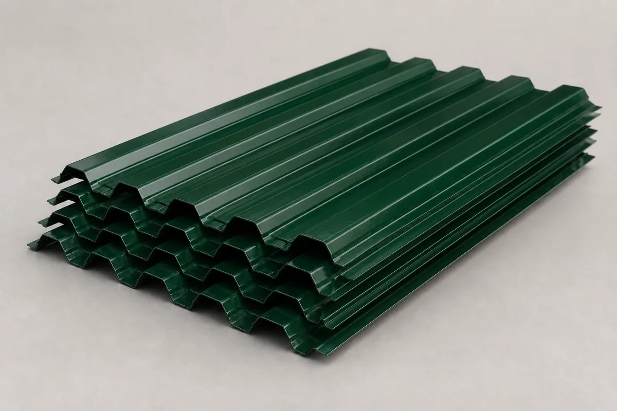 Профнастил зелёный RAL 6005